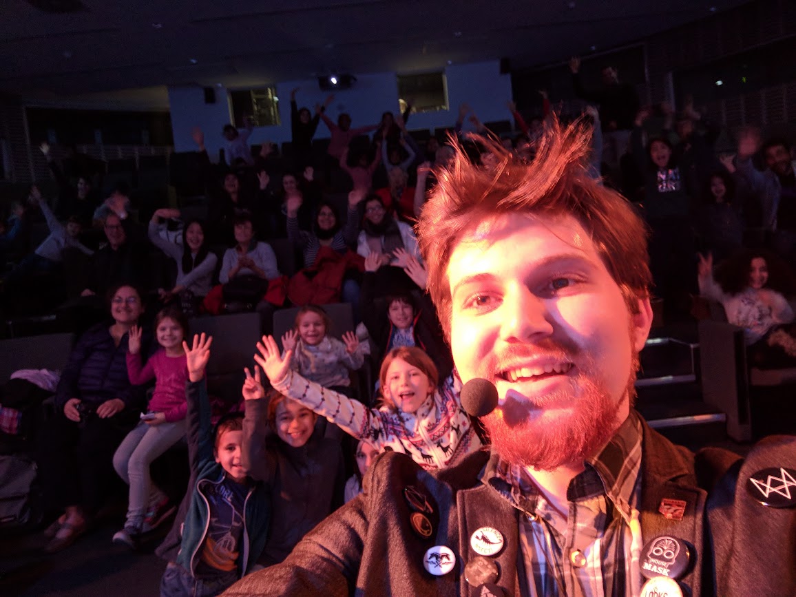 Franklin sur scène en Music Hall
